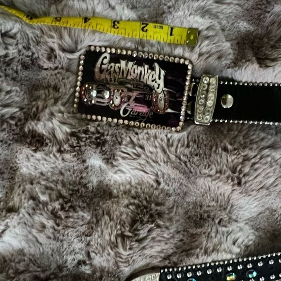Gas Monkey Garage Crystal Belt Rare - Picture 6 of 12